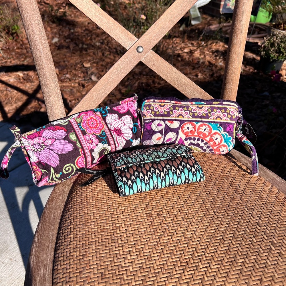 Vera Bradley wallet pouch lot